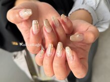 ネイルコテージ 新宿南口店(Nail cottage)/チェックネイル￥9900