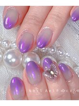 ネイルエルフ(Nail Aelf)/【三郷】パープルグラデーション