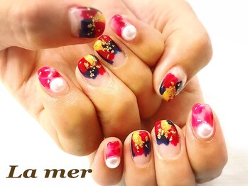 ラメール(La mer)/塗りかけネイル★