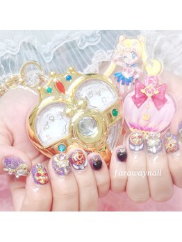 ファラウェイネイル(Faraway nail)/セーラームーンネイル☆