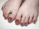 リード ネイル 大府店(LEAD Nail)の写真/足元美人になれちゃう♪足先まで気を抜かない方、手にはネイルができない方にも人気★足裏のマッサージも◎