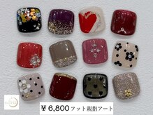 ネイルサロンセレーネ(Selene)/【¥6,800 フット親指アート】