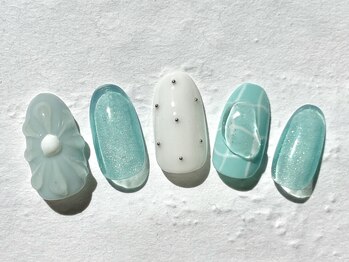 ネイルサロン ロゼプリュム/水っぽニュアンス