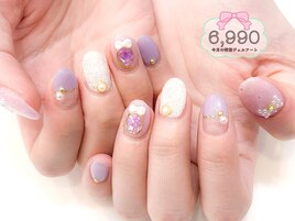7月の特別ジェル￥6990★リボン