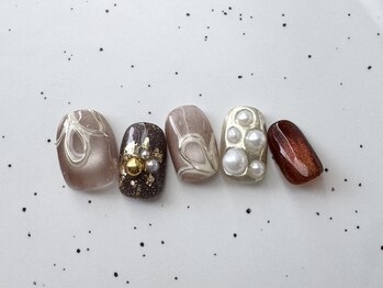 マルネイル 大宮店(MARU NAIL)/9月新作premium+ design¥8,980