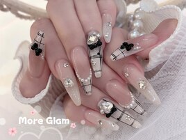 チェック/ラメグラ/桜/フレンチ