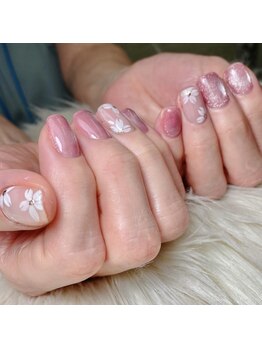 桜マグネットネイル　¥12,760