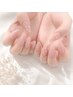 ちゅるん透明感♪水滴ネイル　￥4500