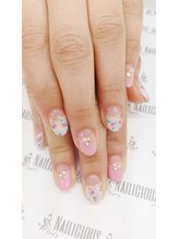 ネイリシャス(NAILICIOUS)/ガーリーなミニフラワー♪