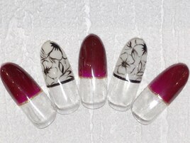 ボルドーで大人っぽく♪