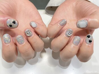 クォーターリゾートネイル(QUARTER RESORT nail)/グリッターネイル☆