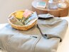 よもぎ蒸し（30分）+ 鍼灸（60分）  ¥13,000→¥10,500