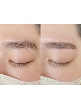 アイブロウメニューがあるサロン