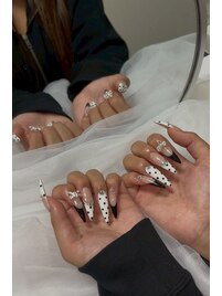 難波ネイル/長さだし/持ち込み