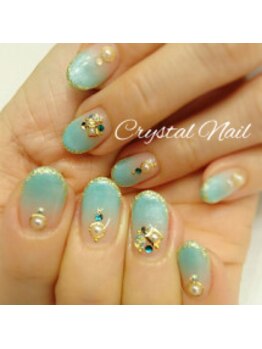 クリスタルネイル ボンベルタ橘店(CRYSTAL NAIL)/グラデーションネイル