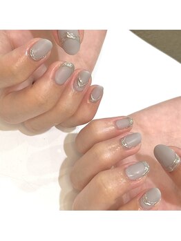 グラマラス プレジール 中野店(glamourous plaisir)/マットミラーネイル