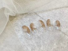 リベレ(LIBELLE)/塗りかけネイル/クリアネイル