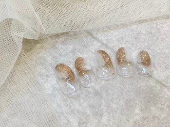 リベレ(LIBELLE)/塗りかけネイル/クリアネイル