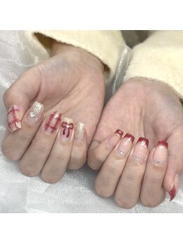 アイリッシュネイル 久屋大通店(Irish Nail)/チェックネイル