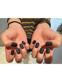 メンズ黒マット