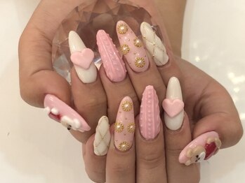 3ｄ ゆめかわいい ニット 冬 Pg ネイルサロン ネイルズゴーゴー 渋谷店 Nailsgogo のフォトギャラリー ホットペッパービューティー