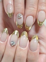 ネイルアンドまつげエクステ専門サロン スリー(THREE)/ミラーフレンチ