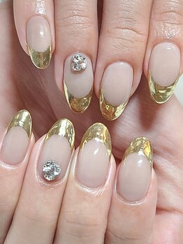 ネイルアンドまつげエクステ専門サロン スリー(THREE)/ミラーフレンチ