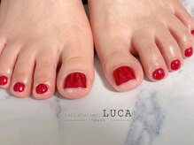 ネイルアトリエルカ(nail atelier LUCA)/M-956 偏光パールレッドネイル