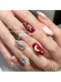 キラキラパーツを組み合わせて！