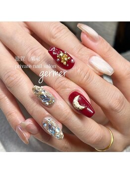 ジェルメ(germer)/キラキラパーツを組み合わせて！