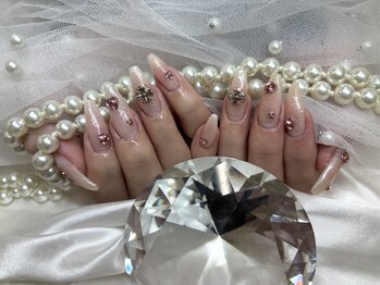 アンジュ(Ange)/【Miyu】ちゅるんチークネイル