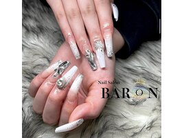 シルバー×ホワイト