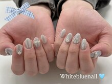 ルルシアン 代々木(luluchien)/シンプルキラキラネイル♪