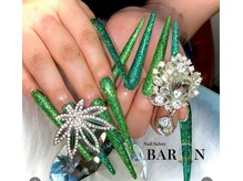 バロン 心斎橋店(BARON)/3枚MAX☆グリーンラメ 長さだし