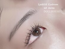 ドールハウスオーム(DOLL HOUSE HOMME)/眉スタイリング×まつげパーマ