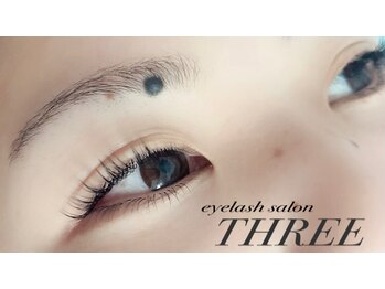 スリー(THREE)/セーブルエクステ 上120本下30本