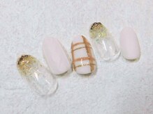 ケージュール(Kjour)/ホワイトニット　チェック柄