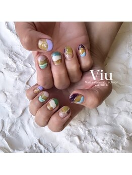 ビュウ 小倉店(Viu)/カラフルニュアンスネイル☆