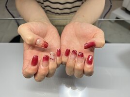 さくらんぼネイル