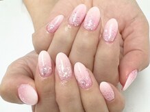 クラル 平塚店(CURAR)/美爪グリッターグラデーション