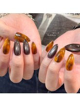 Mネイル 伏見店/torino.__べっ甲柄nail