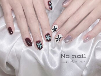 エヌエー(NA)/大人フラワーネイル