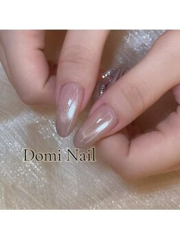 Domi Nail Salon 渋谷店　長さだし/持ち込み/フィルイン/ワンホン/ラメグラデーション＊
