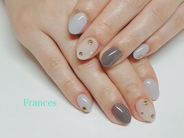 三色　ストーン