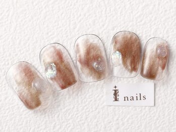アイネイルズ 恵比寿店(I nails)/ブラウンニュアンス7500円