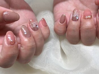 デリカ 溝の口店(DELICAT)/Autumnチェックネイル