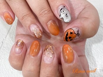 Halloween　nail