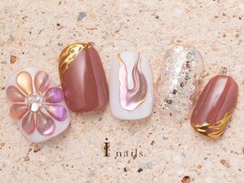ミラーぷっくりフラワー10480円