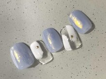 アイネイルズ 池袋店(I-nails)/クリアオーロラネイル
