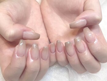 モカ 心斎橋(moca by Lee)/【Aina】グラデーションネイル